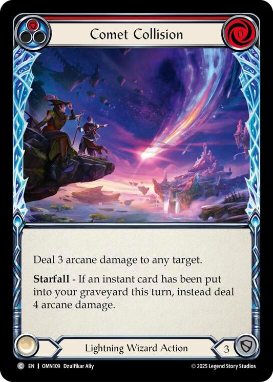 Image for Comet Collision (Red) (OMN109) (Omens of the Third Age) (OMN) - Flesh and Blood TCG