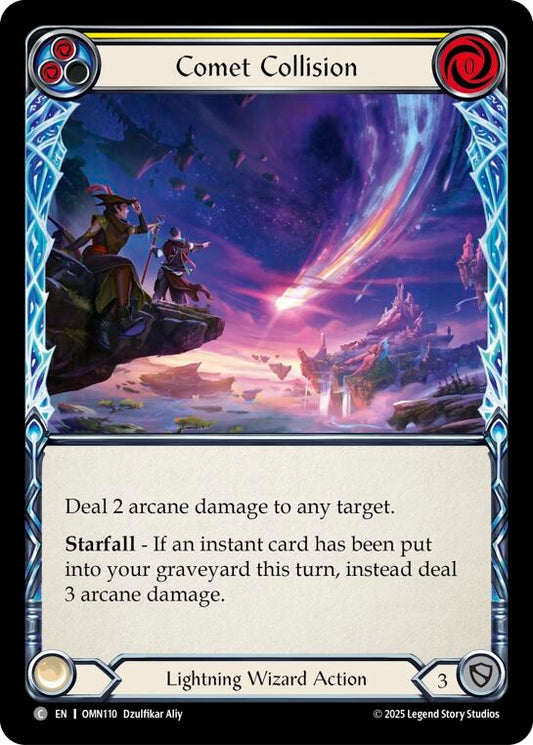 Image for Comet Collision (Yellow) (OMN110) (Omens of the Third Age) (OMN) - Flesh and Blood TCG