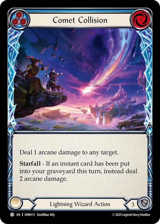 Image for Comet Collision (Blue) (OMN111) (Omens of the Third Age) (OMN) - Flesh and Blood TCG