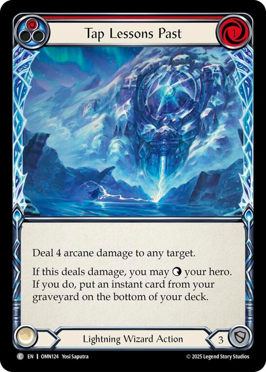 Image for Tap Lessons Past (Red) (OMN124) (Omens of the Third Age) (OMN) - Flesh and Blood TCG