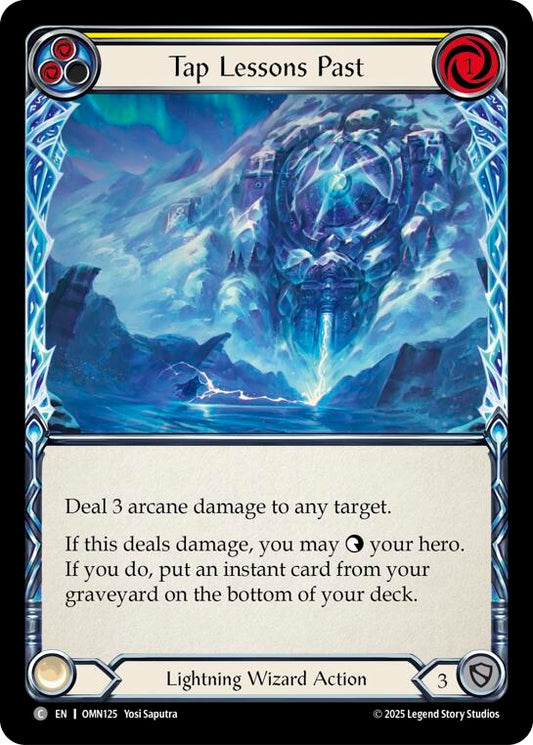 Image for Tap Lessons Past (Yellow) (OMN125) (Omens of the Third Age) (OMN) - Flesh and Blood TCG