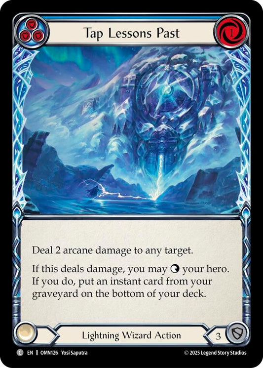 Image for Tap Lessons Past (Blue) (OMN126) (Omens of the Third Age) (OMN) - Flesh and Blood TCG