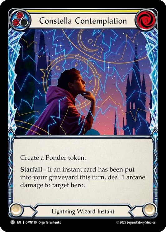 Image for Constella Contemplation (Yellow) (OMN130) (Omens of the Third Age) (OMN) - Flesh and Blood TCG