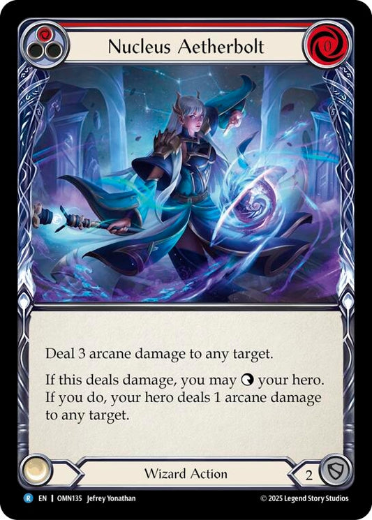 Image for Nucleus Aetherbolt (Red) (OMN135) (Omens of the Third Age) (OMN) - Flesh and Blood TCG