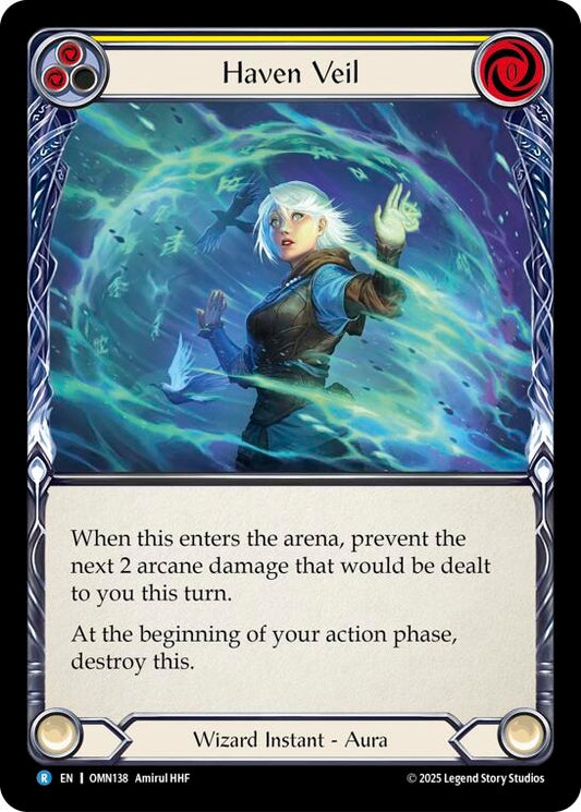 Image for Haven Veil (Yellow) (OMN138) (Omens of the Third Age) (OMN) - Flesh and Blood TCG