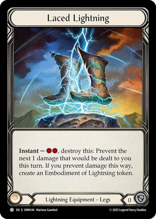 Image for Laced Lightning (OMN144) (Omens of the Third Age) (OMN) - Flesh and Blood TCG