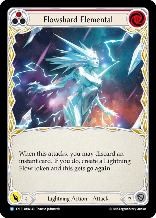 Image for Flowshard Elemental (Red) (OMN149) (Omens of the Third Age) (OMN) - Flesh and Blood TCG