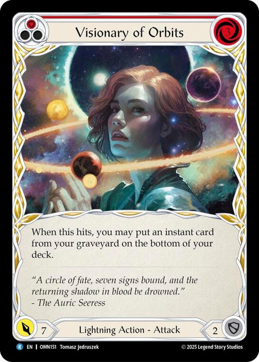 Image for Visionary Of Orbits (Red) (OMN151) (Omens of the Third Age) (OMN) - Flesh and Blood TCG
