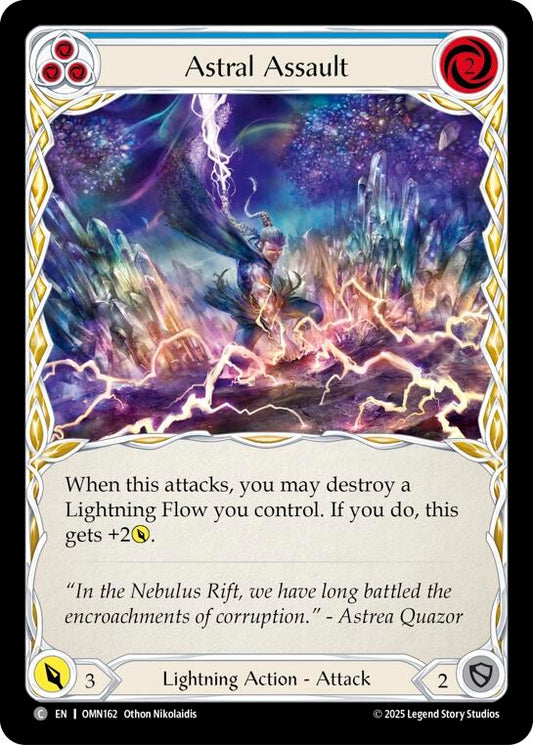 Image for Astral Assault (Blue) (OMN162) (Omens of the Third Age) (OMN) - Flesh and Blood TCG