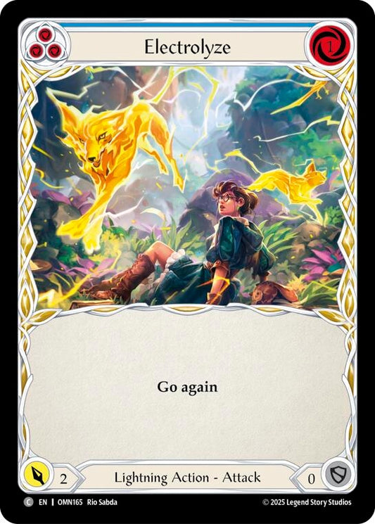 Image for Electrolyze (Blue) (OMN165) (Omens of the Third Age) (OMN) - Flesh and Blood TCG