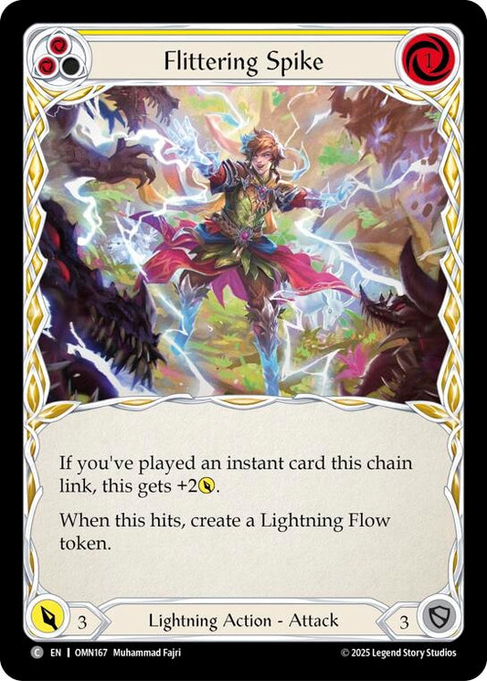 Image for Flittering Spike (Yellow) (OMN167) (Omens of the Third Age) (OMN) - Flesh and Blood TCG