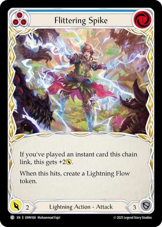 Image for Flittering Spike (Blue) (OMN168) (Omens of the Third Age) (OMN) - Flesh and Blood TCG