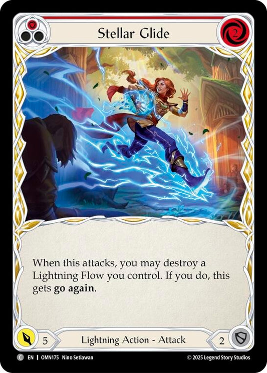 Image for Stellar Glide (Red) (OMN175) (Omens of the Third Age) (OMN) - Flesh and Blood TCG