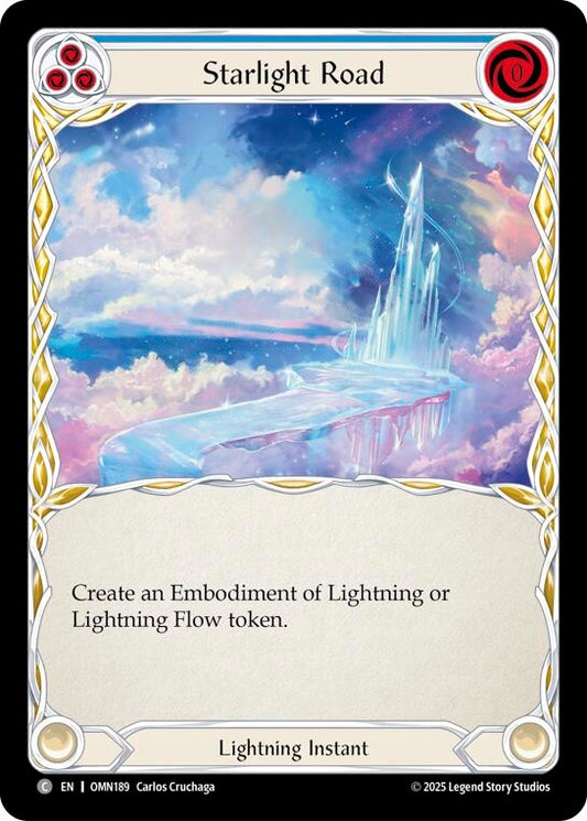 Image for Starlight Road (Blue) (OMN189) (Omens of the Third Age) (OMN) - Flesh and Blood TCG