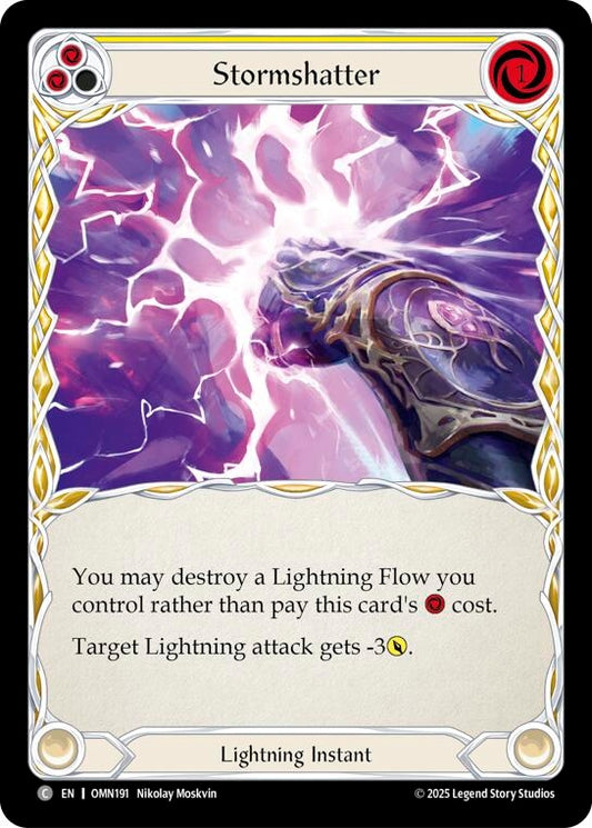 Image for Stormshatter (Yellow) (OMN191) (Omens of the Third Age) (OMN) - Flesh and Blood TCG