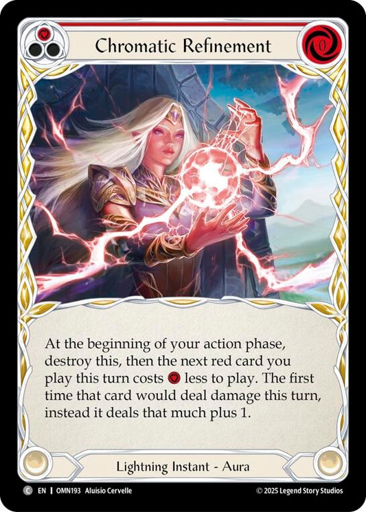 Image for Chromatic Refinement (Red) (OMN193) (Omens of the Third Age) (OMN) - Flesh and Blood TCG