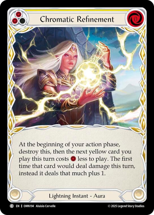 Image for Chromatic Refinement (Yellow) (OMN194) (Omens of the Third Age) (OMN) - Flesh and Blood TCG