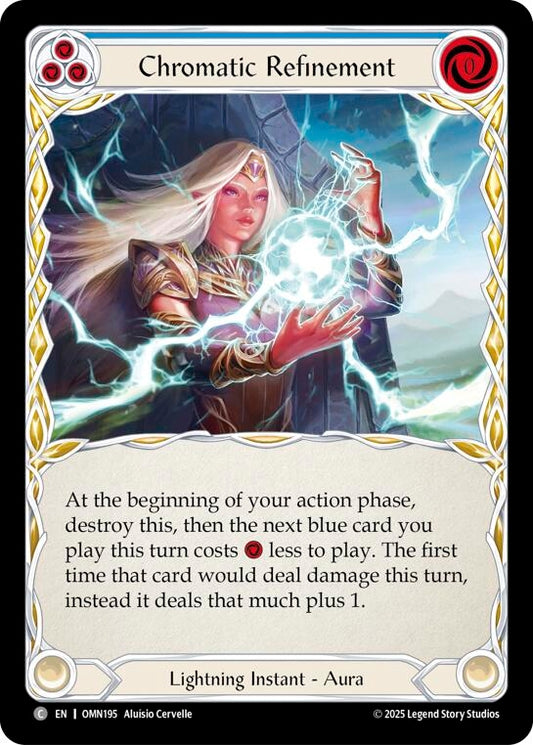 Image for Chromatic Refinement (Blue) (OMN195) (Omens of the Third Age) (OMN) - Flesh and Blood TCG
