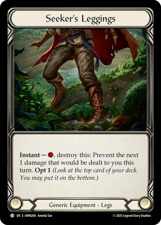 Image for Seeker's Leggings (OMN208) (Omens of the Third Age) (OMN) - Flesh and Blood TCG