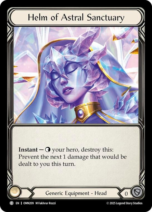 Image for Helm Of Astral Sanctuary (OMN209) (Omens of the Third Age) (OMN) - Flesh and Blood TCG