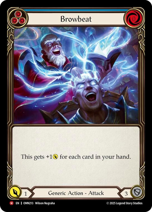 Image for Browbeat (Blue) (OMN213) (Omens of the Third Age) (OMN) - Flesh and Blood TCG