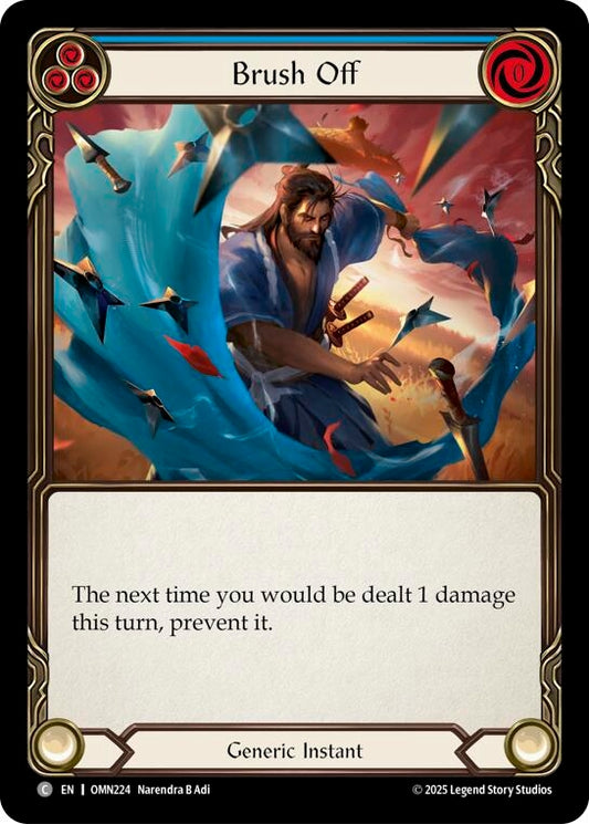 Image for Brush Off (Blue) (OMN224) (Omens of the Third Age) (OMN) - Flesh and Blood TCG