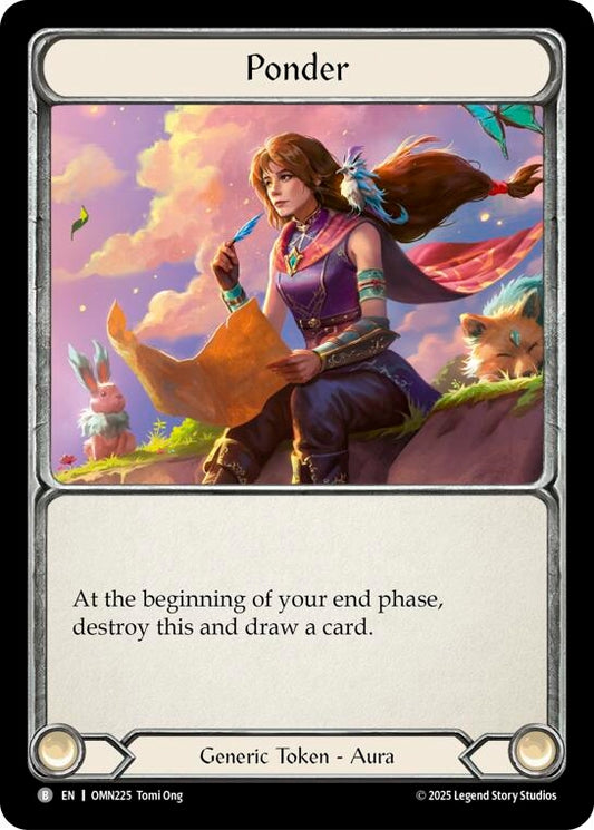 Image for Ponder (OMN225) (Omens of the Third Age) (OMN) - Flesh and Blood TCG