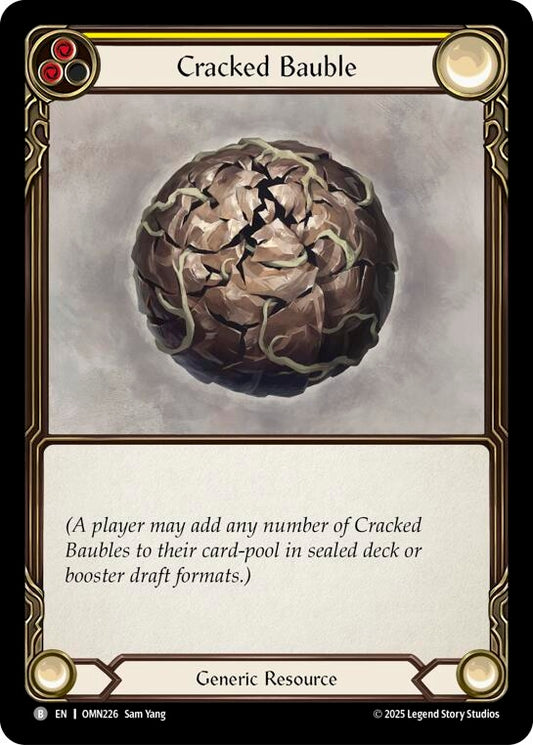 Image for Cracked Bauble (Yellow) (OMN226) (Omens of the Third Age) (OMN) - Flesh and Blood TCG