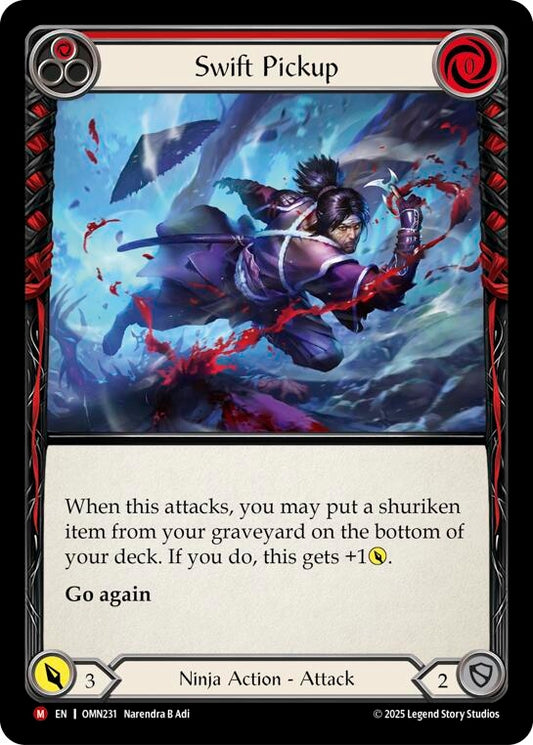 Image for Swift Pickup (Red) (OMN231) (Omens of the Third Age) (OMN) - Flesh and Blood TCG