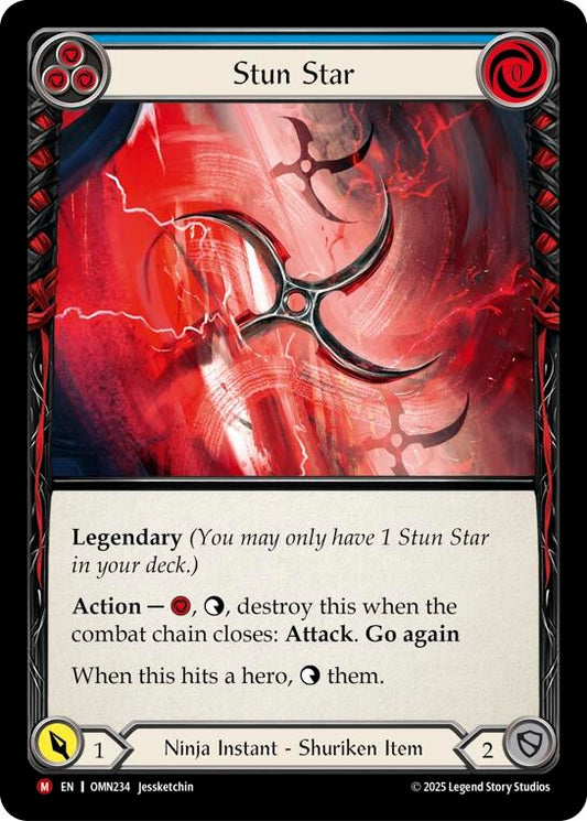 Image for Stun Star (Blue) (OMN234) (Omens of the Third Age) (OMN) - Flesh and Blood TCG