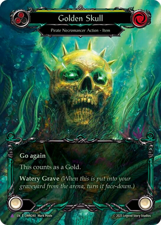 Image for Golden Skull (Yellow) (Marvel) (OMN240) (Omens of the Third Age) (OMN) - Flesh and Blood TCG