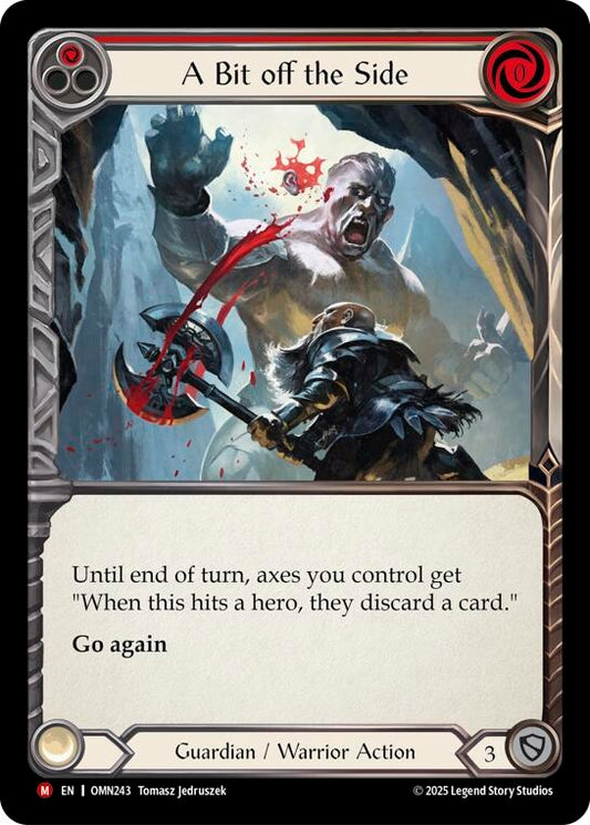 Image for A Bit Off The Side (Red) (OMN243) (Omens of the Third Age) (OMN) - Flesh and Blood TCG