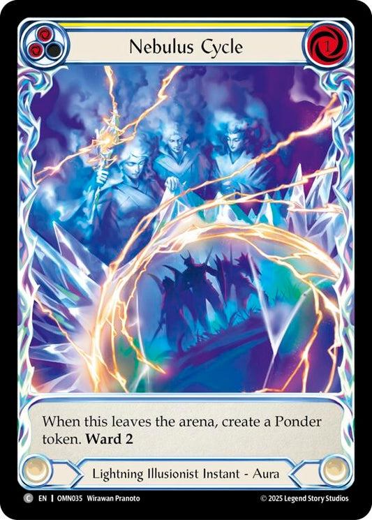 Image for Nebulus Cycle (Yellow) (Extended Art) (OMN035) (Omens of the Third Age) (OMN) - Flesh and Blood TCG