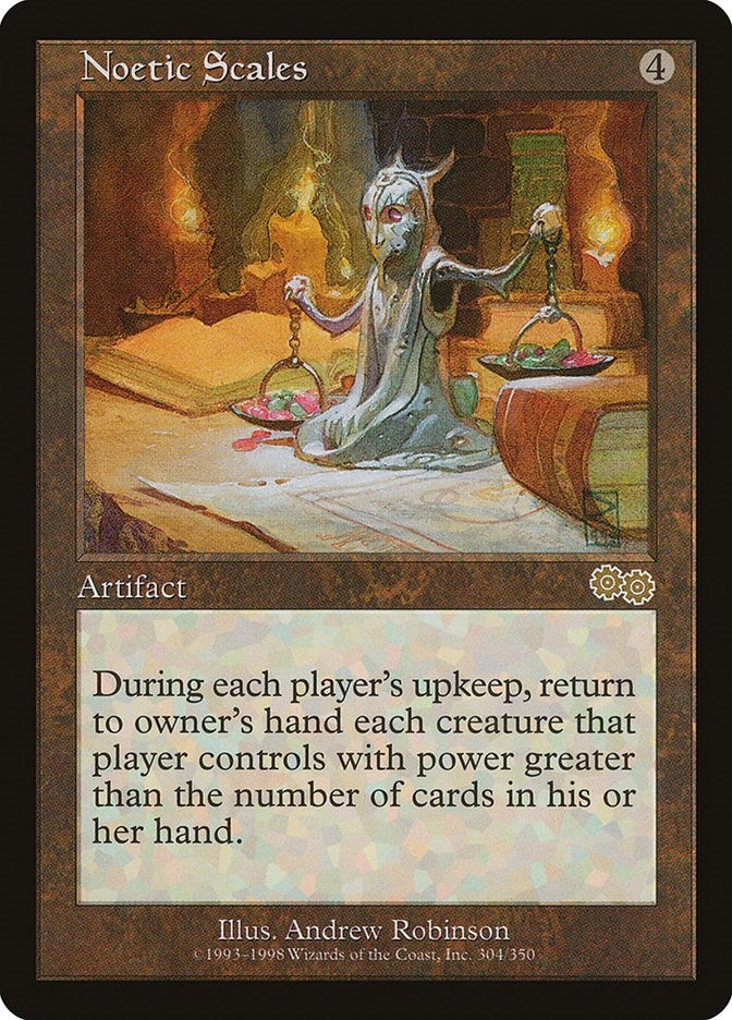 Image for Noetic Scales (304) (Urza's Saga) - Magic: The Gathering