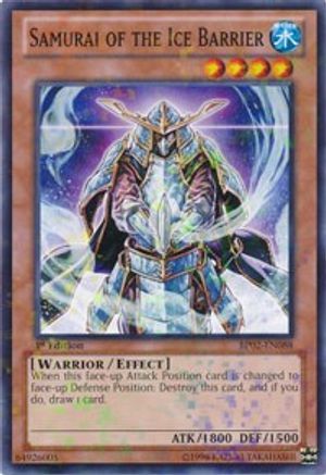 Samurai of the Ice Barrier (Mosaic Rare) (BP02-EN088) - Battle Pack 2: War of the Giants Unlimited