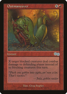 Image for Outmaneuver (205) (Urza's Saga) - Magic: The Gathering