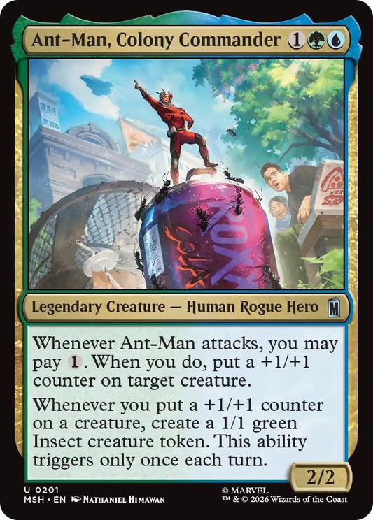 Image for Ant-Man, Colony Commander (201) (Marvel Super Heroes) - Magic: The Gathering