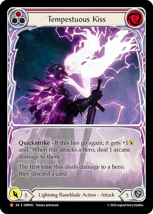 Image for Tempestuous Kiss (Extended Art) (OMN051) (Omens of the Third Age) (OMN) - Flesh and Blood TCG