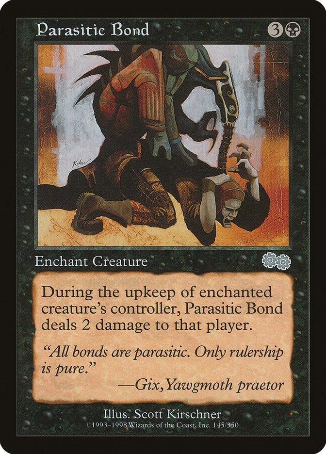 Image for Parasitic Bond (145) (Urza's Saga) - Magic: The Gathering