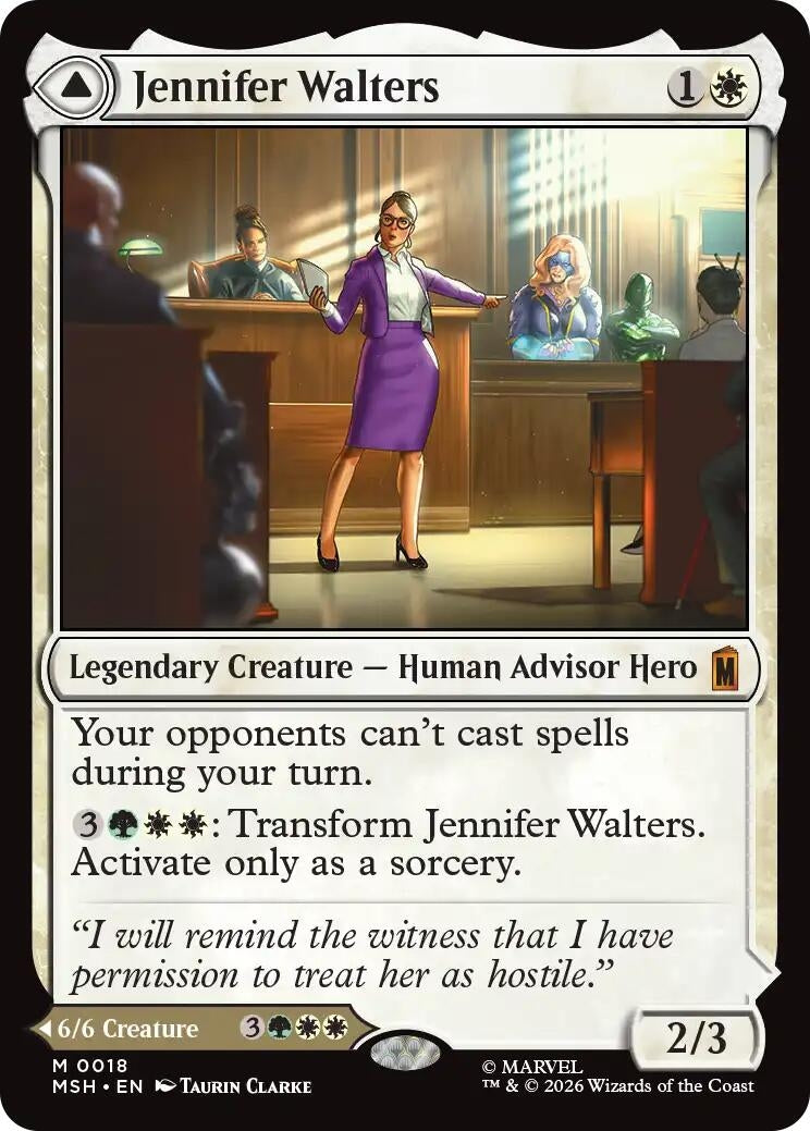 Image for Jennifer Walters (18) (Marvel Super Heroes) - Magic: The Gathering