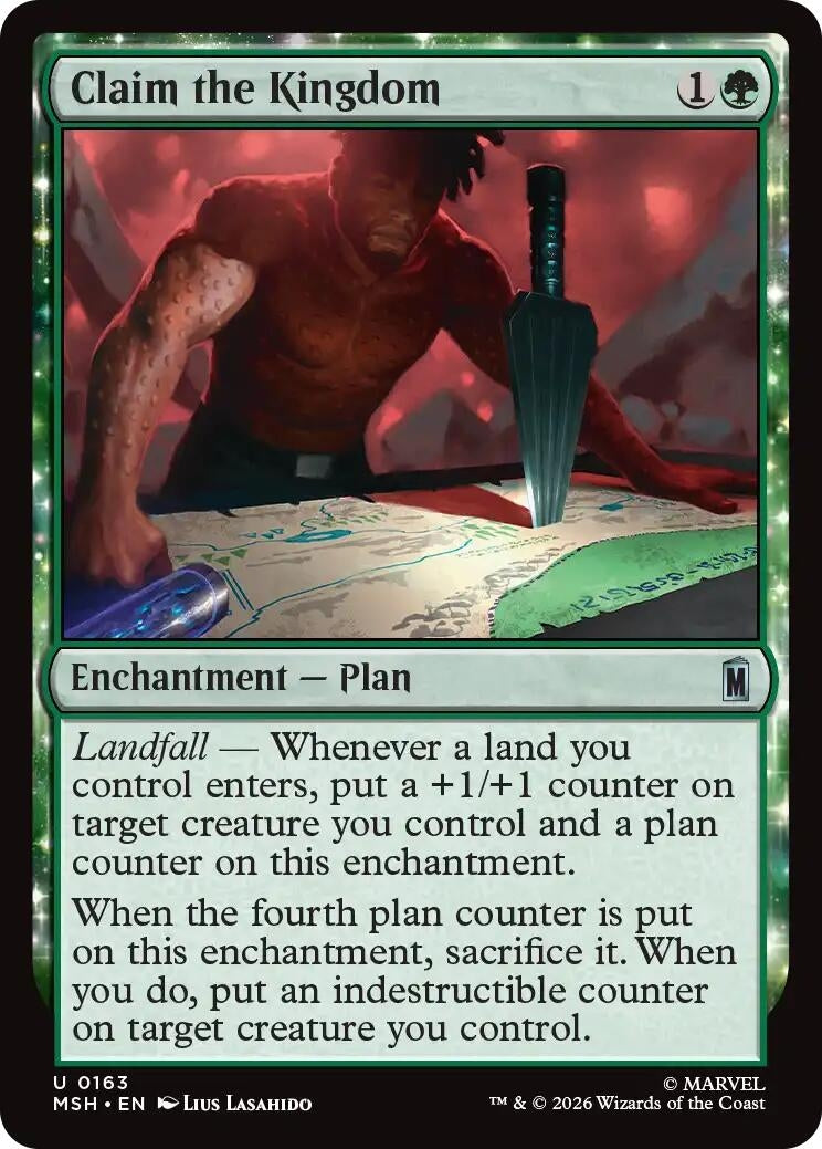 Image for Claim the Kingdom (163) (Marvel Super Heroes) - Magic: The Gathering