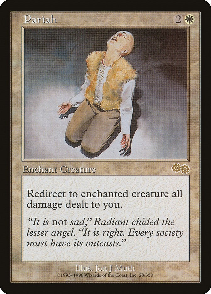 Image for Pariah (28) (Urza's Saga) - Magic: The Gathering