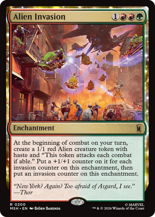 Image for Alien Invasion (200) (Marvel Super Heroes) - Magic: The Gathering