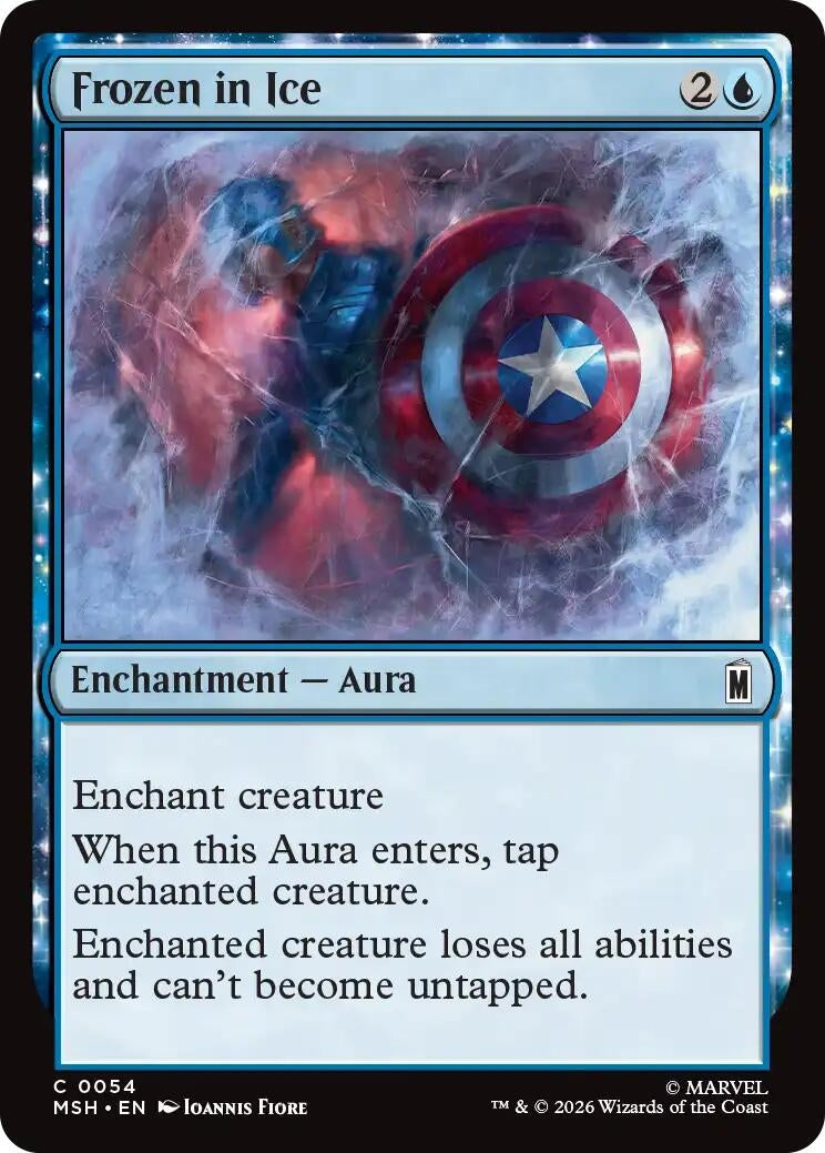 Image for Frozen in Ice (54) (Marvel Super Heroes) - Magic: The Gathering