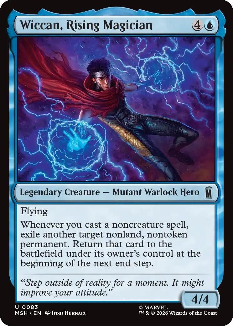 Image for Wiccan, Rising Magician (83) (Marvel Super Heroes) - Magic: The Gathering