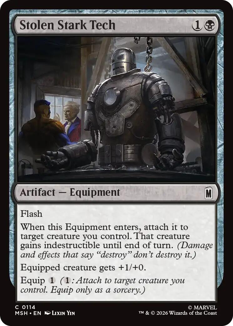 Image for Stolen Stark Tech (114) (Marvel Super Heroes) - Magic: The Gathering
