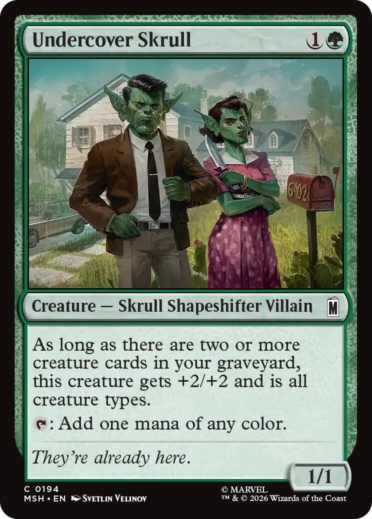 Image for Undercover Skrull (194) (Marvel Super Heroes) - Magic: The Gathering