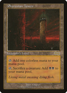 Image for Phyrexian Tower (322) (Urza's Saga) - Magic: The Gathering