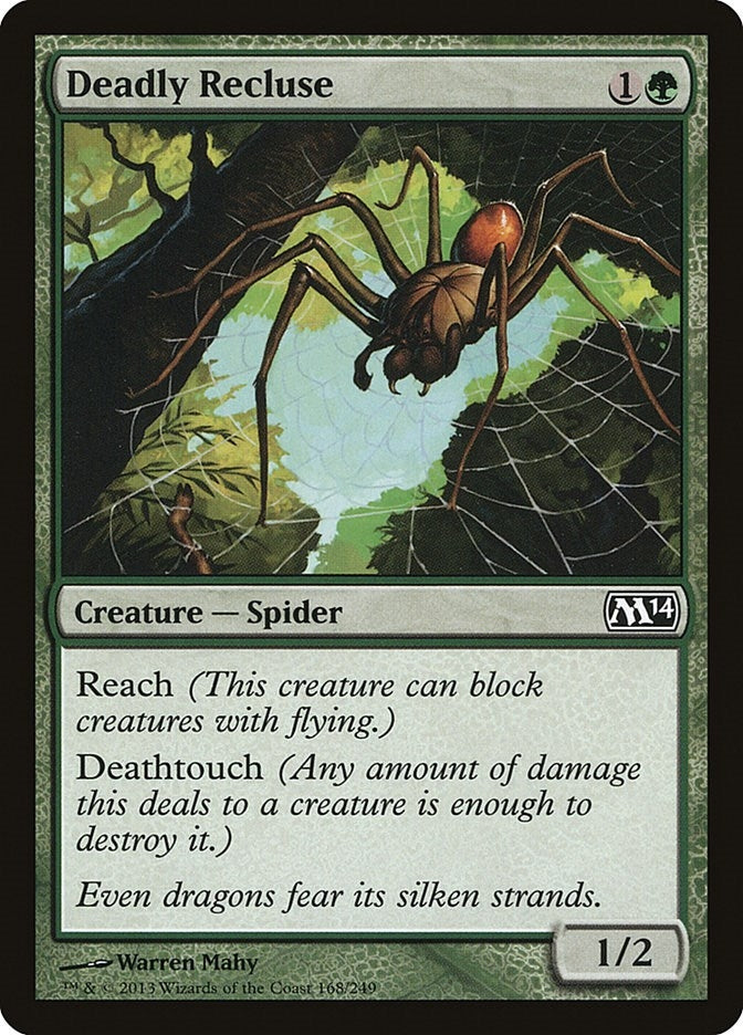 Image for Deadly Recluse (168) (Magic 2014 (M14)) (M14) - Magic: The Gathering