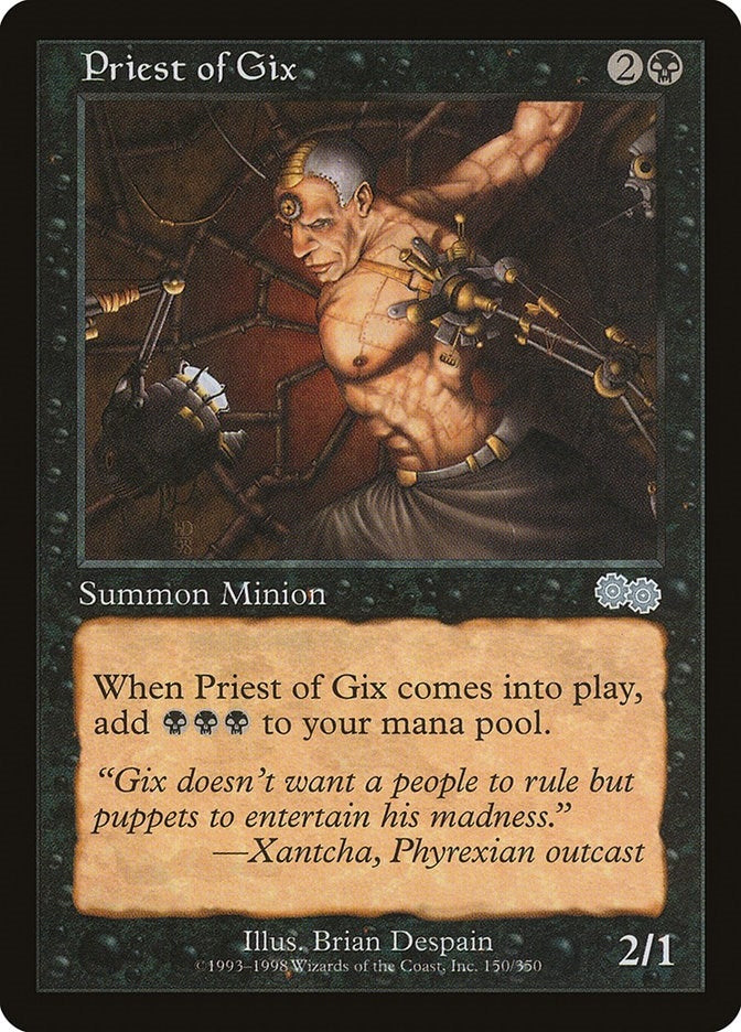 Priest of Gix (150) (Urza's Saga)